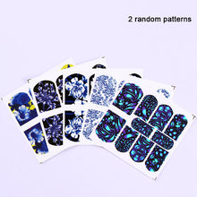 Load image into Gallery viewer, 2 Sheets Nail Water Decal Set Jungle Flower Leaf Tropical Plant Manicure Nail Art
