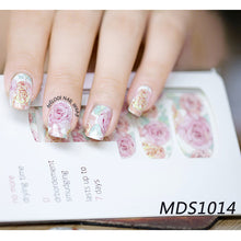 Load image into Gallery viewer, 14pcs/ Sheet Flowers Nail Wraps Red Rose Nail Art Full Stickers BORN PRETTY MDS1013 # 23251