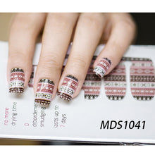 Load image into Gallery viewer, 14pcs/ Sheet Flowers Nail Wraps Red Rose Nail Art Full Stickers BORN PRETTY MDS1013 # 23251