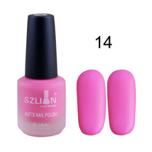 Load image into Gallery viewer, 18ml Matte Dull Nail Polish Fast Dry Long Lasting Nail Art Matte Nail Polish Gel