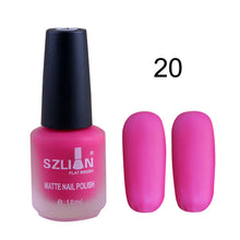 Load image into Gallery viewer, 18ml Matte Dull Nail Polish Fast Dry Long Lasting Nail Art Matte Nail Polish Gel