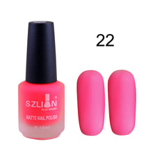Load image into Gallery viewer, 18ml Matte Dull Nail Polish Fast Dry Long Lasting Nail Art Matte Nail Polish Gel
