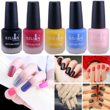 Load image into Gallery viewer, 18ml Matte Dull Nail Polish Fast Dry Long Lasting Nail Art Matte Nail Polish Gel