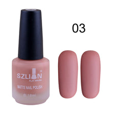 Load image into Gallery viewer, 18ml Matte Dull Nail Polish Fast Dry Long Lasting Nail Art Matte Nail Polish Gel