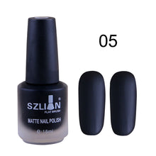 Load image into Gallery viewer, 18ml Matte Dull Nail Polish Fast Dry Long Lasting Nail Art Matte Nail Polish Gel