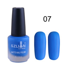 Load image into Gallery viewer, 18ml Matte Dull Nail Polish Fast Dry Long Lasting Nail Art Matte Nail Polish Gel