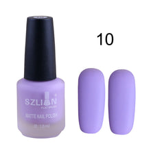 Load image into Gallery viewer, 18ml Matte Dull Nail Polish Fast Dry Long Lasting Nail Art Matte Nail Polish Gel