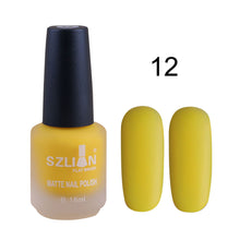 Load image into Gallery viewer, 18ml Matte Dull Nail Polish Fast Dry Long Lasting Nail Art Matte Nail Polish Gel