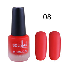 Load image into Gallery viewer, 18ml Matte Dull Nail Polish Fast Dry Long Lasting Nail Art Matte Nail Polish Gel