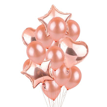 Load image into Gallery viewer, 10 PCS Round Helium Balloons with foil confetti Dots Champaign Gold 18 Inch Balloons for Party Wedding