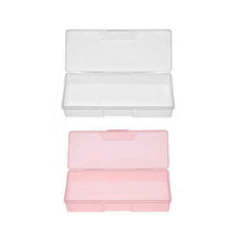 Load image into Gallery viewer, 2017 Transparent Nail Tools Storage Box Nail Rhinestone Decorations Buffer Files